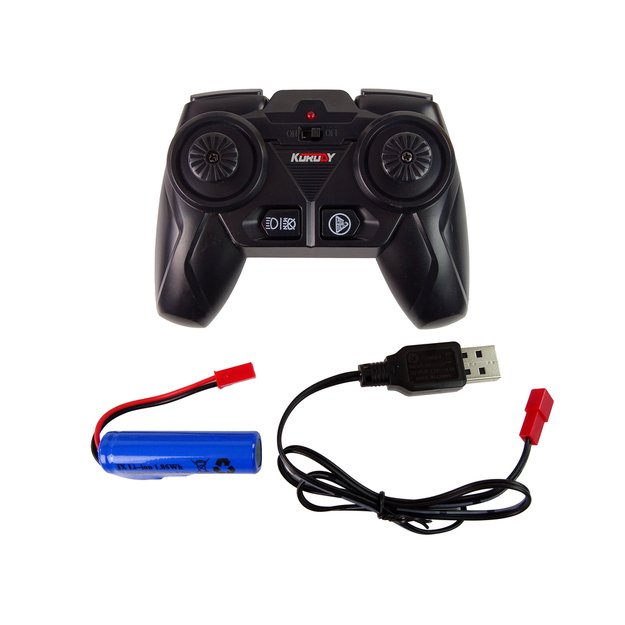 Remote-controlled tractor with grab handle Blue