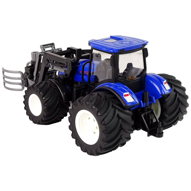 Remote-controlled tractor with grab handle Blue