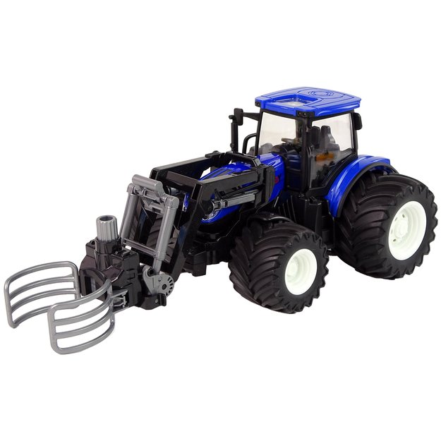 Remote-controlled tractor with grab handle Blue