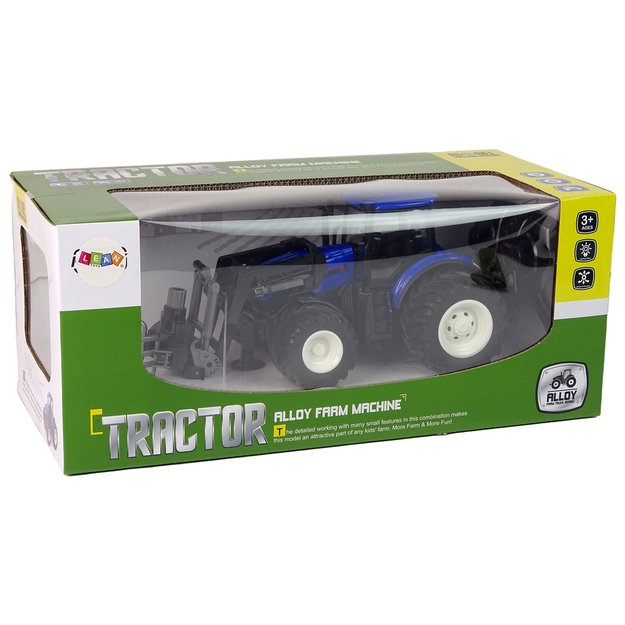 Remote-controlled tractor with grab handle Blue