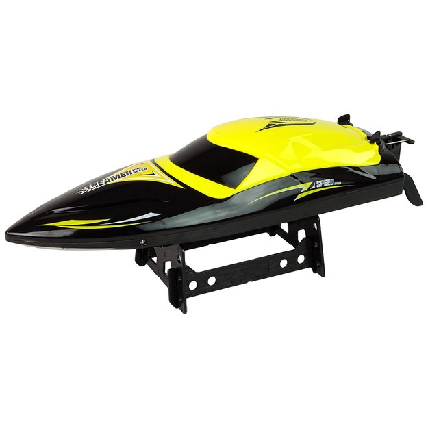 Motorinė valtis R/C 2.4G Yellow 35 KM/H 17