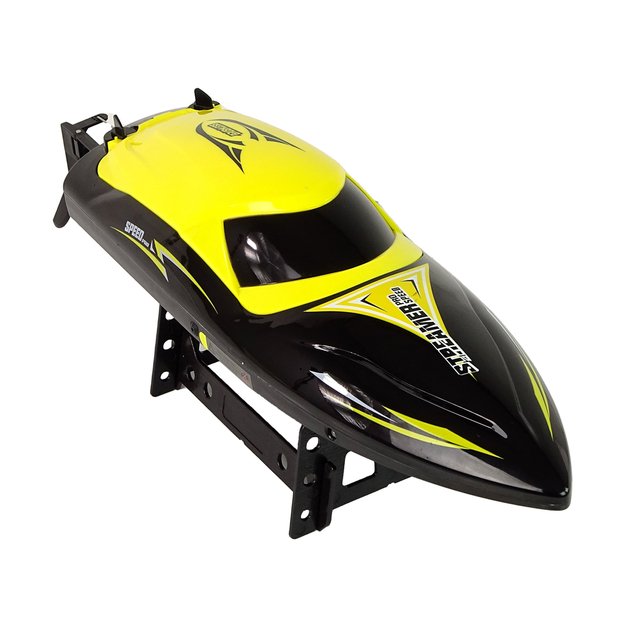 Motorinė valtis R/C 2.4G Yellow 35 KM/H 7