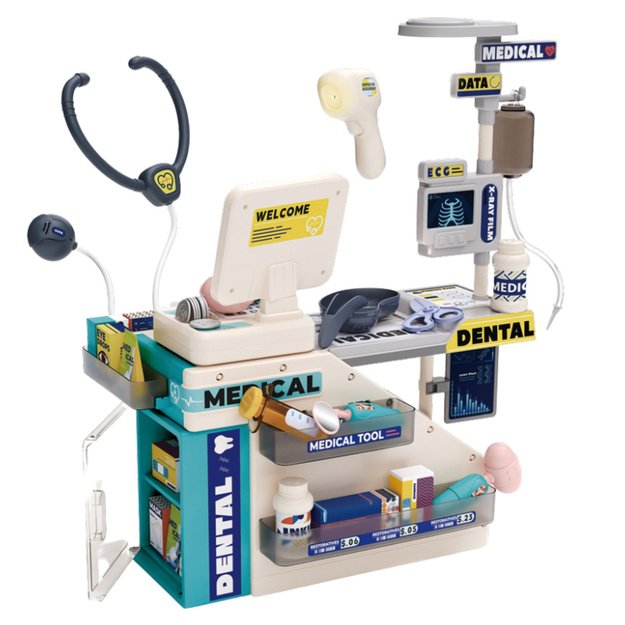 Dentist Pharmacist Set Lights Sounds Accessories 51 pcs. 1