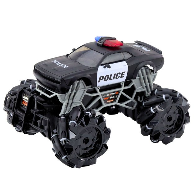 RC Police Off-Road Car with Lights and Smoke Effect 1:16 1