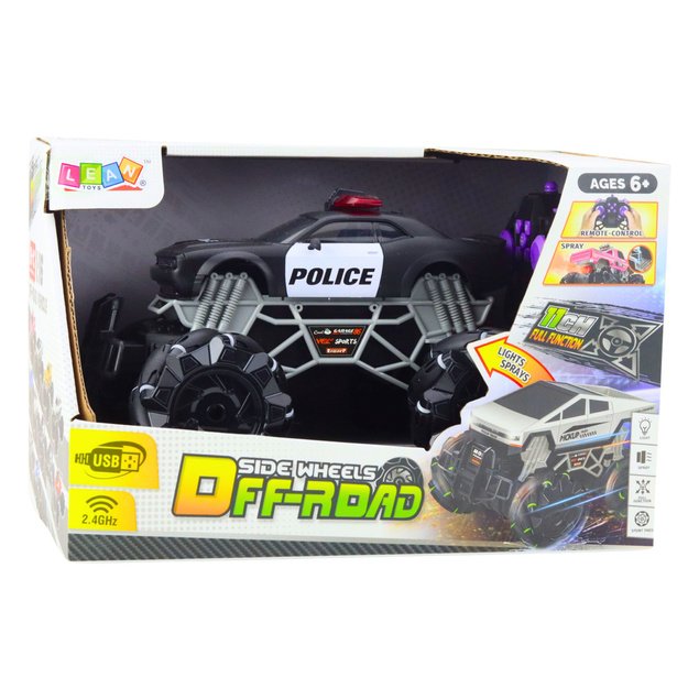 RC Police Off-Road Car with Lights and Smoke Effect 1:16 5