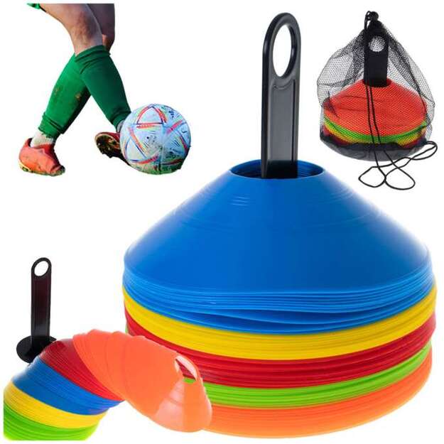 Futbolo treniruočių kūgiai 50 vnt.