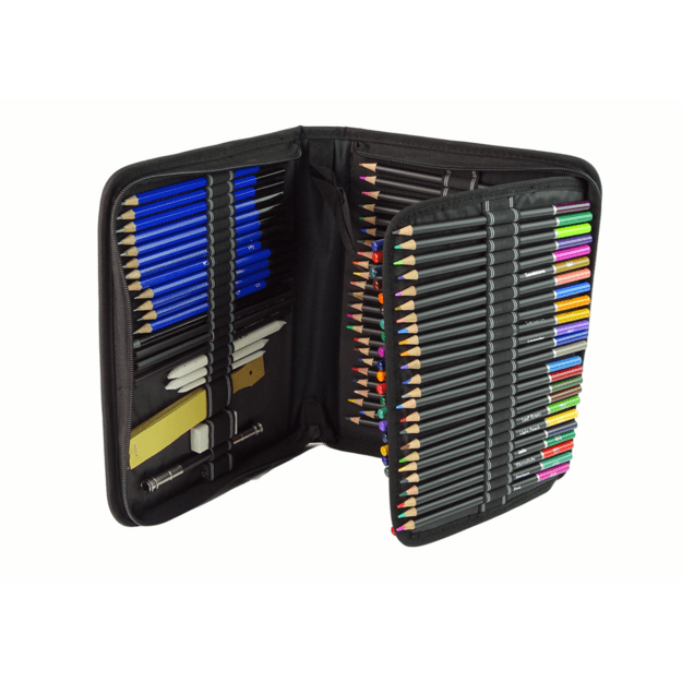 Little Artist s Set Crayons in a Pencil Case 95 pcs.