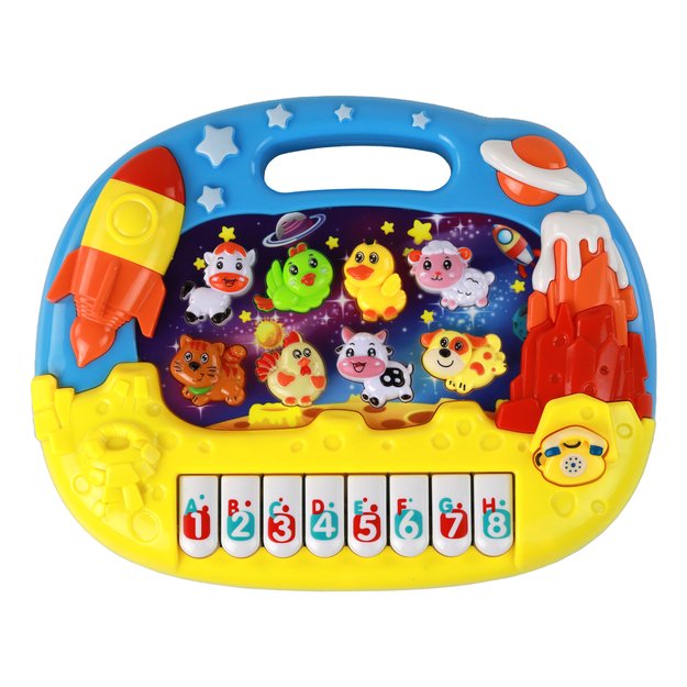 Edukacinis fortepijono mokymasis anglų kalba Organai Gyvūnai Erdvė 4