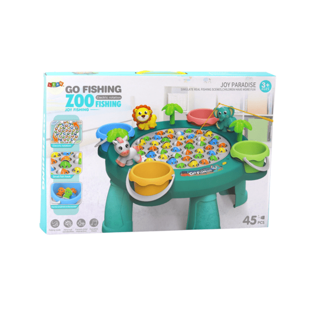 Žvejybos arkadinis žaidimas, žaliasis stalas 5