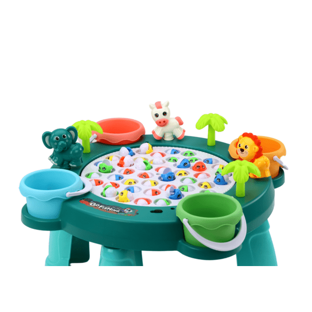 Žvejybos arkadinis žaidimas, žaliasis stalas 6