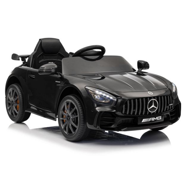 Mercedes GTR elektromobilis vaikams – juodas