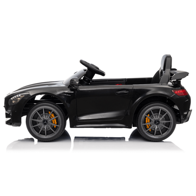 Mercedes GTR elektromobilis vaikams – juodas 2