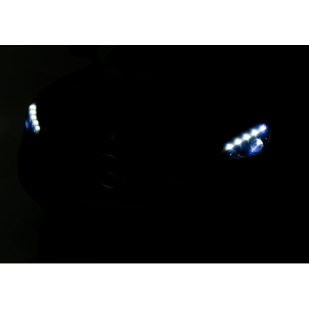 Mercedes GTR elektromobilis vaikams – juodas 13