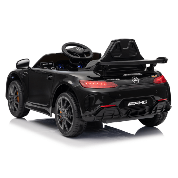 Mercedes GTR elektromobilis vaikams – juodas 6