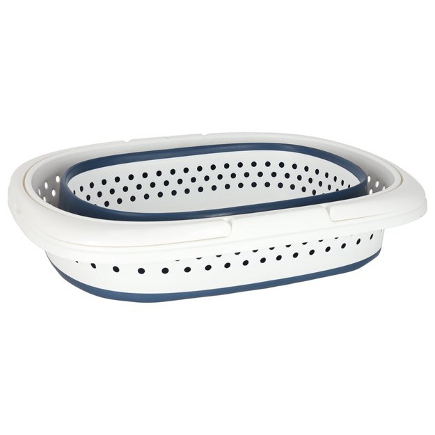 Skalbinių krepšys sulankstomas silikoninis didelis krepšys 32L 7