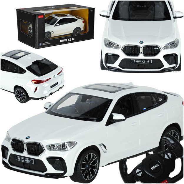 Rastar 99200 BMW X6 M 1:14 nuotolinio valdymo automobilis baltas
