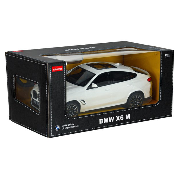 Rastar 99200 BMW X6 M 1:14 nuotolinio valdymo automobilis baltas 8