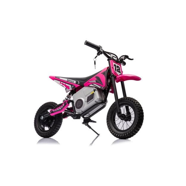 Akumuliatorinis motokroso dviratis A9901 rožinės spalvos