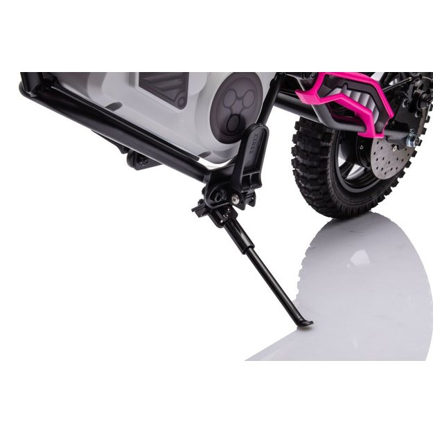 Akumuliatorinis motokroso dviratis A9901 rožinės spalvos 27