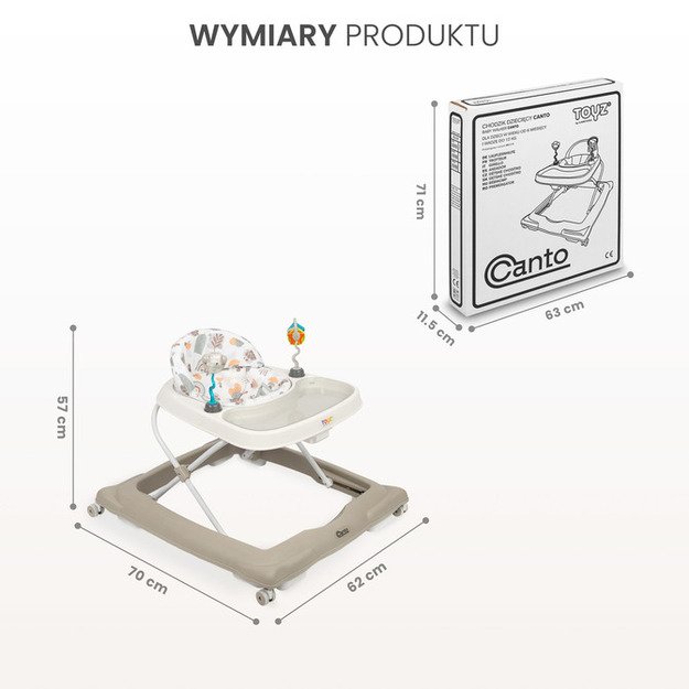BABY WALKER CANTO GREY 17