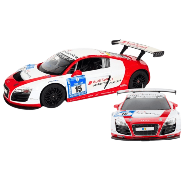 Automobilis R/C 1:24 Nuotoliniu būdu valdomas sportinis AUDI R8 LMS White 1