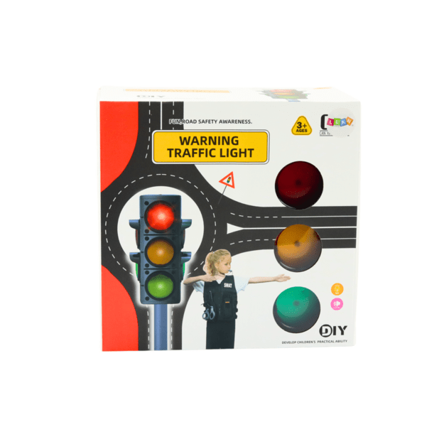 Policininko mokomasis rinkinys Eismo kontrolės signalas 10 dalių 3