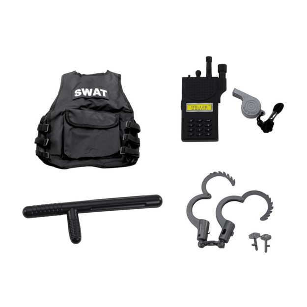 Policininko mokomasis rinkinys Eismo kontrolės signalas 10 dalių 1