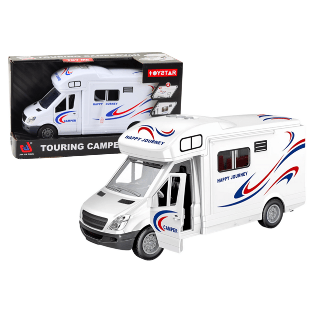 Automobilių kemperis Baltos šviesos garsai atidarant duris