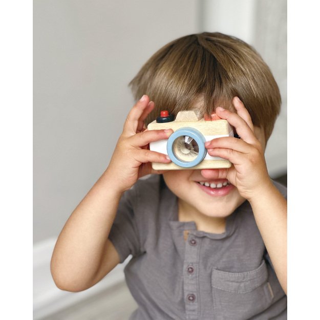 Mentari Rotaļlietu koka fotoaparāts