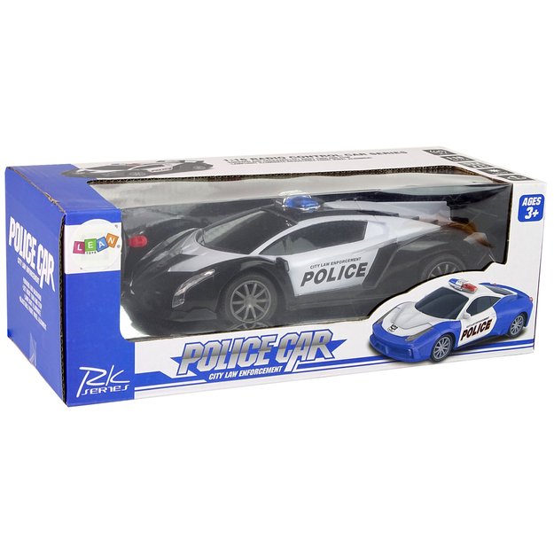 Police Racing Car  Police Vehicle 1:16 LED Lights  Remote-controlled  COLOUR BLACK