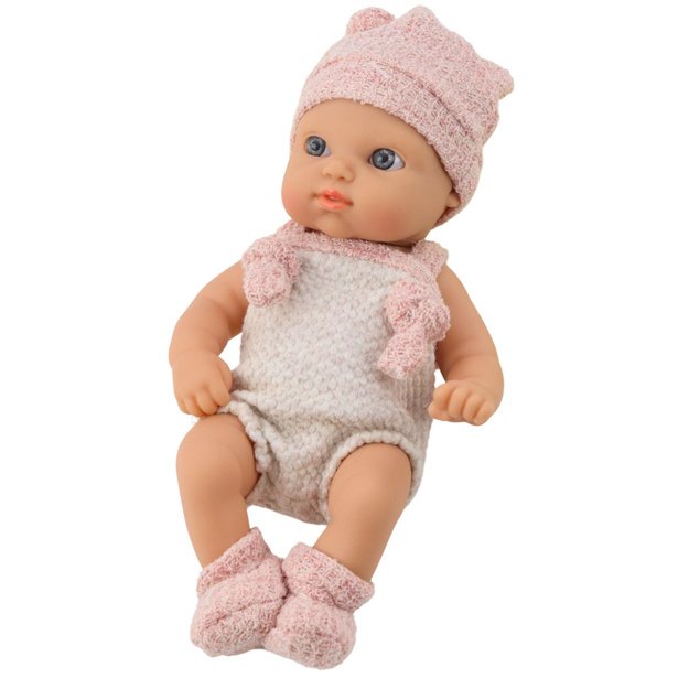 Baby Doll, Pink Outfit, Hat, Bib, 18 cm 1