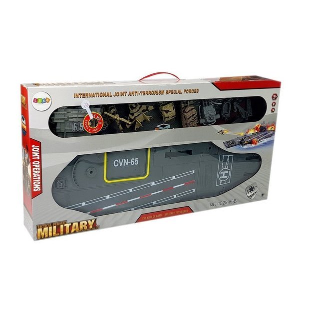 Huge Aircraft Carrier Boat Military Vehicles Sound 86 cm