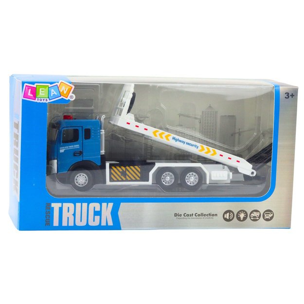 Transport Truck Tow Truck Moving Platform Lights Sounds 5