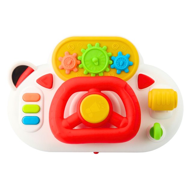 Driving Simulator for Toddlers Interactive Steering Wheel Lights Sounds 3