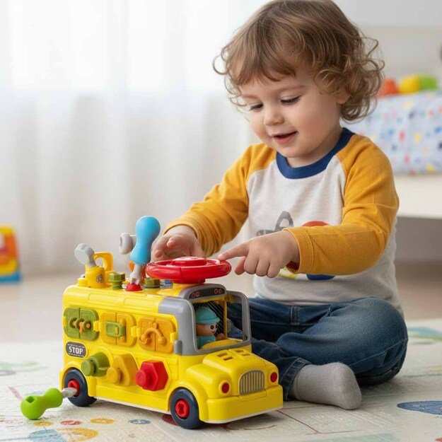 Manipuliacinis autobusas  6-in-1  su atsuktuvu 12