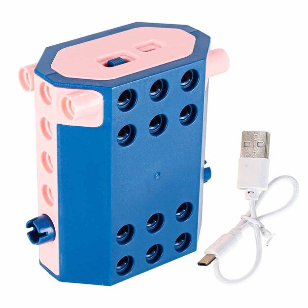 Statybinės kaladėlės, judančios su varikliu 116 vnt. 4