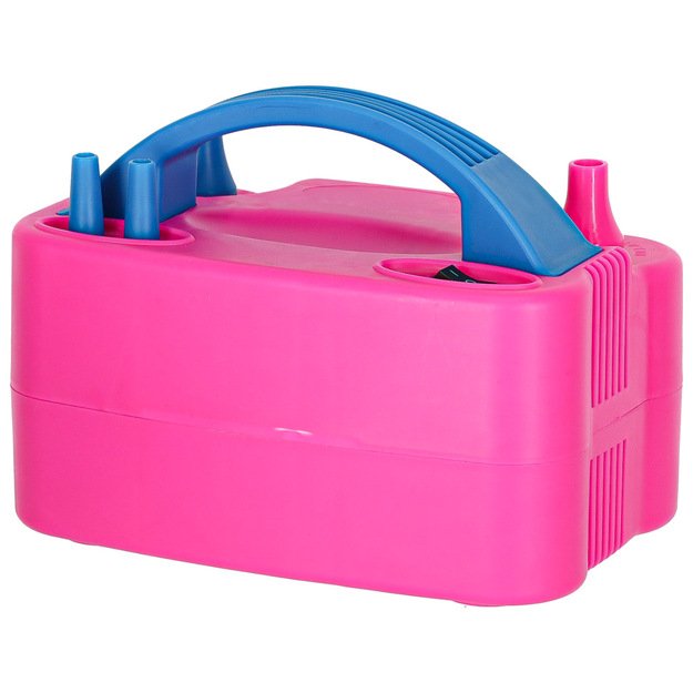 Elektrinis balionų pripūtimo aparatas, stiprus 2 balionams 2 siurbimo antgaliai 2