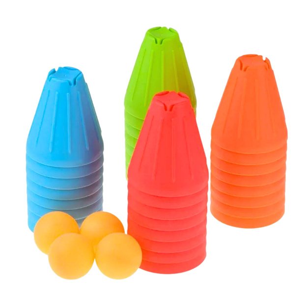Educational Skill Game Fast Cups 3in1 Balls Cups 38 pcs. 2