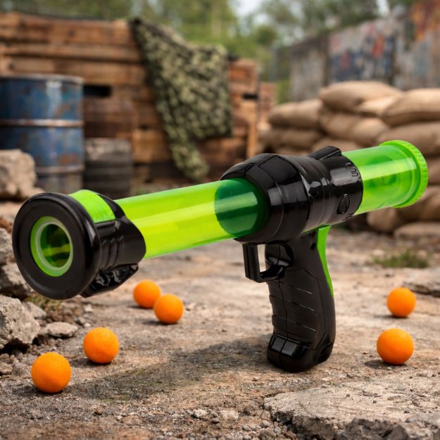 PUTŲ KAMUOLIUKŲ ŠAUDYKLĖS AIRBALL BLASTER + 24 KAMUOLIUKAI 3