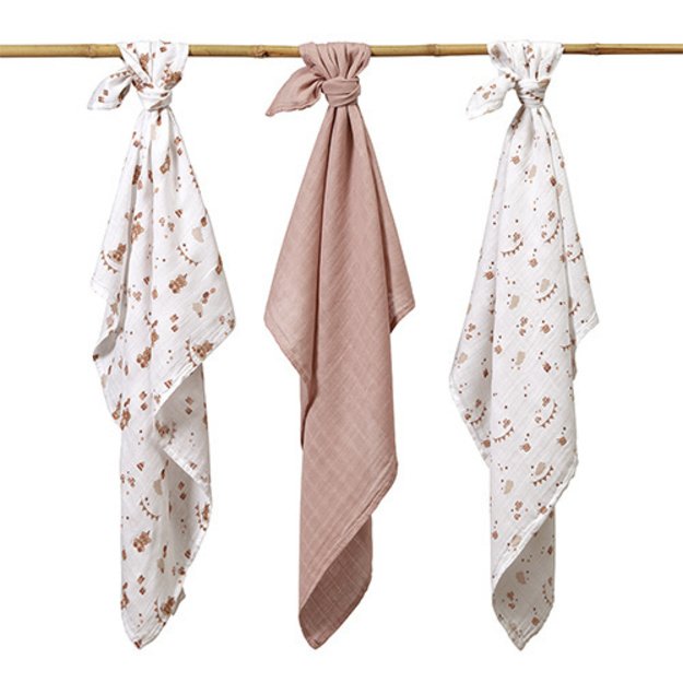 397/15 BAMBOO DIAPERS 3PCS BROWN 4