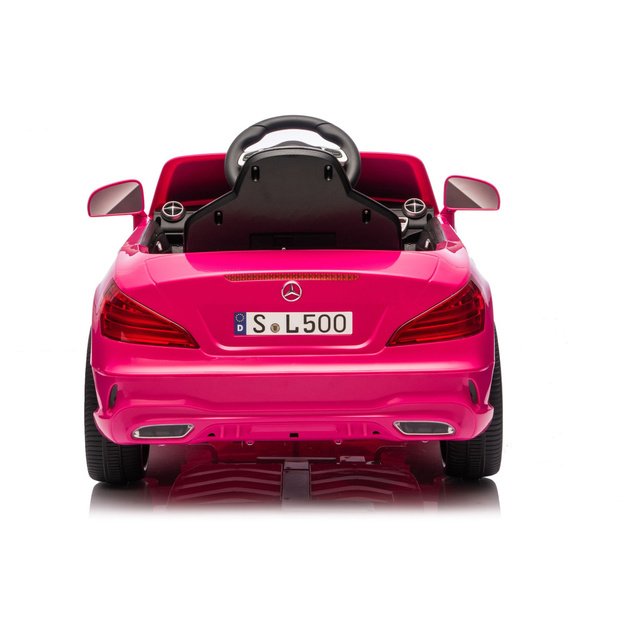 S506 Pink Electric Ride-On Car Mercedes SL500 4