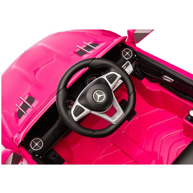 S506 Pink Electric Ride-On Car Mercedes SL500 7