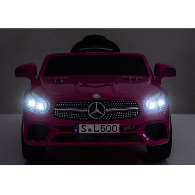 S506 Pink Electric Ride-On Car Mercedes SL500 10