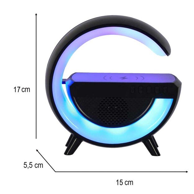 RGB LED įkrovimo &scaron;viesos indukcinis radijas 13