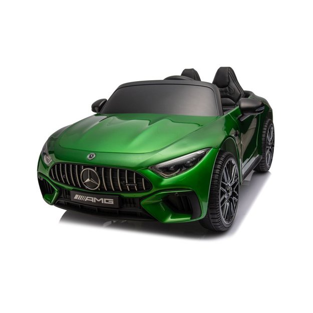 Electric Ride On Car Mercedes AMG SL63 Green Painted 6