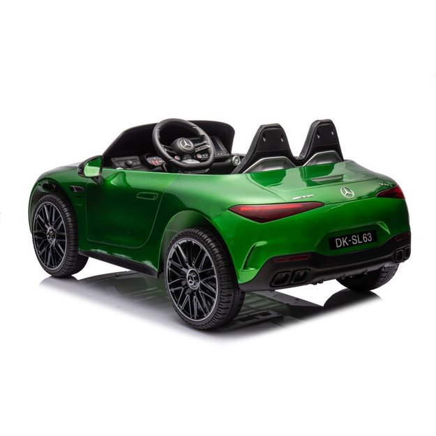 Electric Ride On Car Mercedes AMG SL63 Green Painted 1