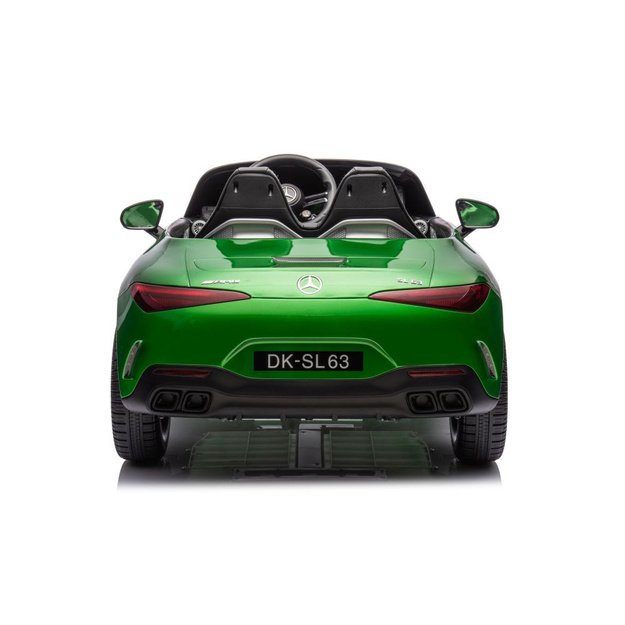 Electric Ride On Car Mercedes AMG SL63 Green Painted 2