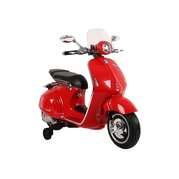 Red Electric Scooter Vespa GTS 300