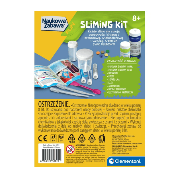 Scientific Fun Slime Experiments Clementoni 50722 5