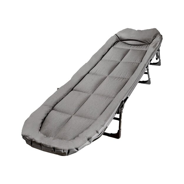 LUARO kelioninė lova sulankstoma stovyklavietės lova karpių verslui ne&scaron;iojama &scaron;viesa 190x63x30cm 2